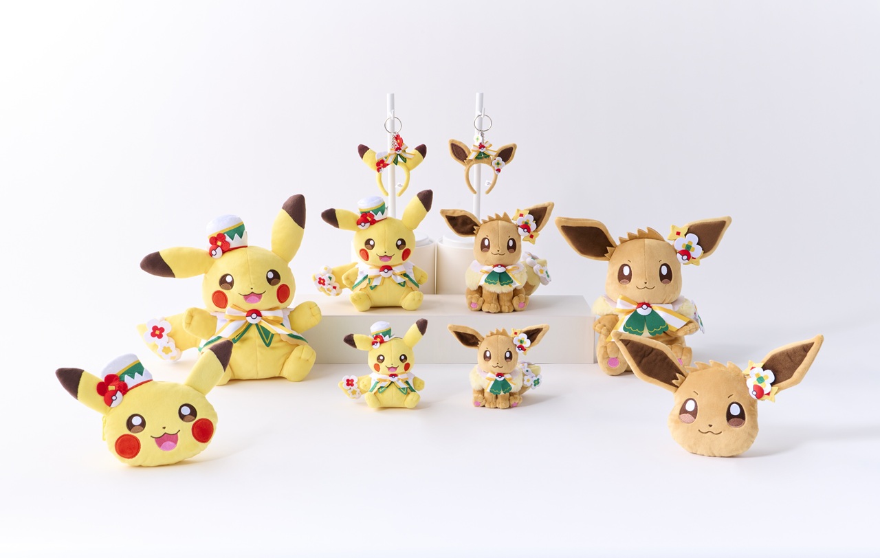 カーニバル衣装のピカチュウ・イーブイグッズ｜グッズ特集｜ポケパーク 